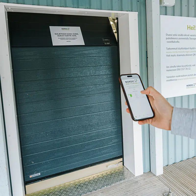 Nordic Mini Storages lämmitetyt varastotilat